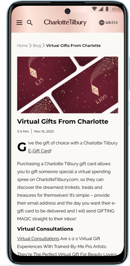 Editorial article on mobile — the redesigned content pages